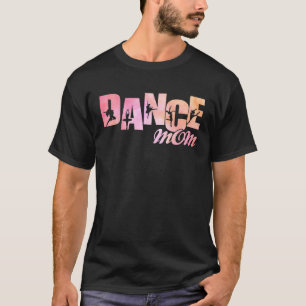 Niedlich Dance Mama Gefärbte Krawatte Tänzer Mama  T-Shirt