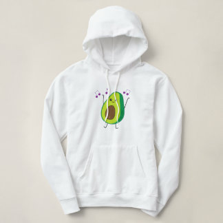Niedlich Dancing Avocado Women Hoodie Sweatshirt