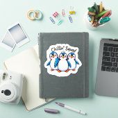 Niedlich Dancing Penguins Chillin’ Squad Sticker (iPad Hülle)