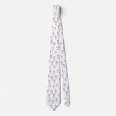 Niedlich Dancing Pinguins Pattern Neck Tie Krawatte (Vorderseite)