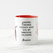 Niedlich Dancing Vampire Tasse (Zentrum)