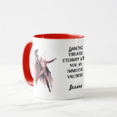 Niedlich Dancing Vampire Tasse (Vorderseite Links)