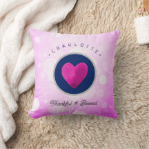 Niedlich dankbar und gesegnet Herz, Ihren Namen ro