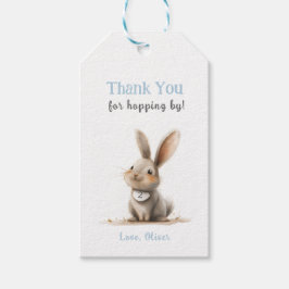 Niedlich danke Ihnen Bunny Birthday Gefallen Tags Geschenkanhänger