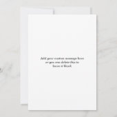 Niedlich danke Typografie-Skript-Absolvent-Foto (Rückseite)