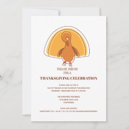 Niedlich Dankeschön an den türkischen Erntedank Einladung