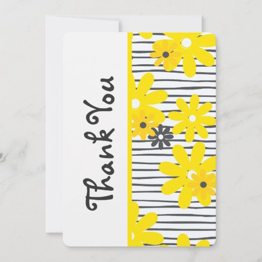 Niedlich Dankeschön Card Hübsche Blumengippe Danke (Vorderseite)