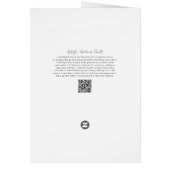 Niedlich Dankeschön-Karte für den Fall (Hinten)