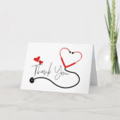 Niedlich Dankeschön-Karte für Krankenschwester ode Dankeskarte (Vorderseite)