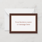 Niedlich Dankeschön Katze hinzufügen Mitteilungskarte (Rückseite)