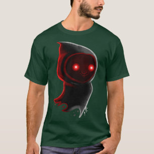 Niedlich Dark Kawaii Chibi Red Eyes Halloween T-Shirt