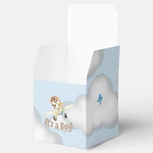 Niedlich "Das ist ein Junge!" Babydusche oder Gebu Geschenkschachtel (Geöffnet)