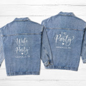 Niedlich Das Party Nashville Junggeselinnen-Abschi Jeansjacke