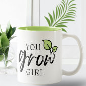 Niedlich, dass du Girl Funny Pflanze Liebhaber Mug Zweifarbige Tasse