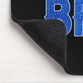 Niedlich, dass mein Bro Fußball jubelt Schwester B Mousepad (Ecke)
