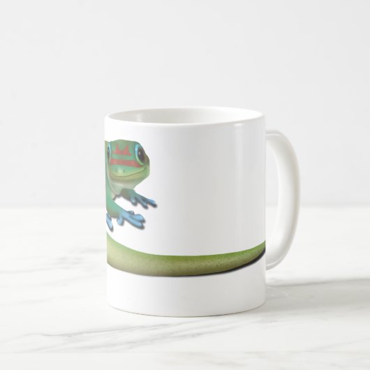Niedlich Day Gecko ( die Sie reden mit mir? Zurück Kaffeetasse (VorderseiteRechts)