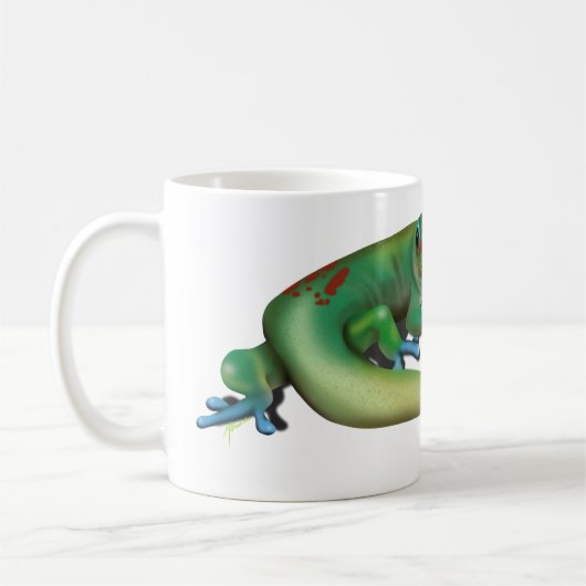 Niedlich Day Gecko ( die Sie reden mit mir? Zurück Kaffeetasse (Links)