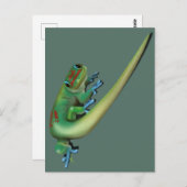 Niedlich Day Gecko ( die Sie reden mit mir? Zurück Postkarte (Vorne/Hinten)