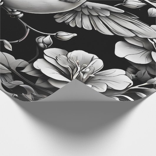 Niedlich Decorative Hummingbird Geschenkpapier (Ecke)