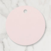 Niedlich Denim Blue Jean Girl Vielen Dank Geschenkanhänger (Rückseite)