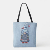 Niedlich Denim Girl Tasche (Rückseite)