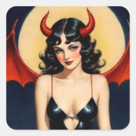 Niedlich Devil Girl Sticker