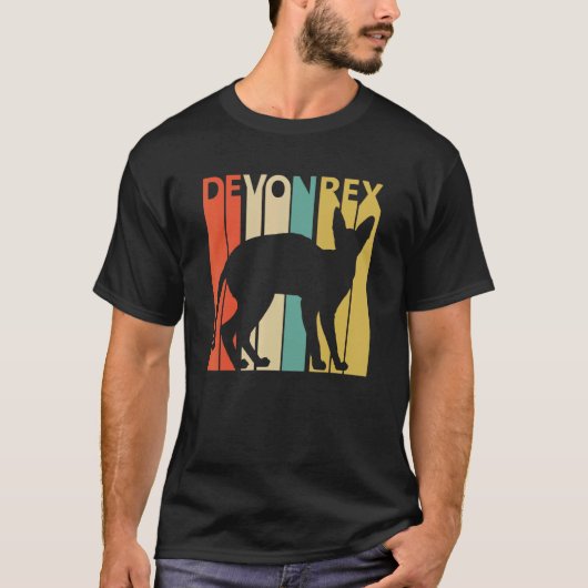 Niedlich Devon Rex Cat T-Shirt (Vorderseite)