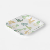 Niedlich Dino Birthday Pappteller (Gewinkelt)