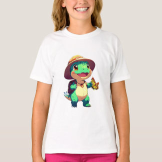 Niedlich Dino Explorer 🦖 T-Shirt