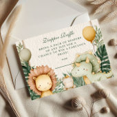 Niedlich Dino Jungle Diapper Raffle Begleitkarte