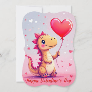 Niedlich "Dino-mite Valentine Feiertagskarte