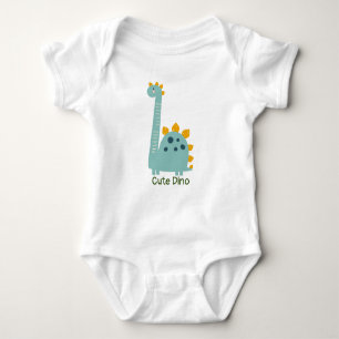 Niedlich Dino Personalisiert Baby Bodysuit Baby Strampler