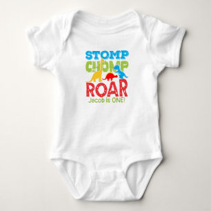 Niedlich Dinosaur Birthday Boy Baby Tshirt