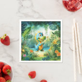 Niedlich Dinosaur Birthday Napkins Serviette (Beispiel)