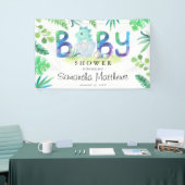 Niedlich Dinosaur Boy Baby Dusche Banner (Messeveranstaltung)