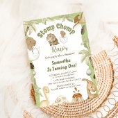 Niedlich Dinosaur Boy Birthday Dino Party Einladung