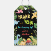 Niedlich Dinosaur Boy Erste Geburtstagsparty Geschenkanhänger (Vorderseite)