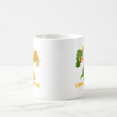 Niedlich Dinosaur Camper - Happy Campersaurus Kaffeetasse (Mittel)