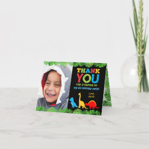 Niedlich Dinosaur Geburtstag Vielen Dank Karte