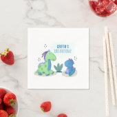 Niedlich Dinosaur Geburtstagsparty Napkins Serviette (Beispiel)