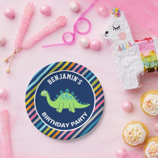 Niedlich Dinosaur Geburtstagsparty Pappteller (Party)
