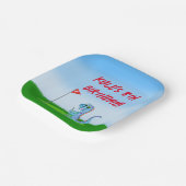 Niedlich Dinosaur Golf ThemenKindergeburtstag Napk Pappteller (Gewinkelt)