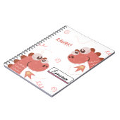 Niedlich Dinosaur Journal für Mädchen - Spaß & Spa Notizblock (Linke Seite)