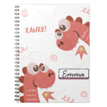 Niedlich Dinosaur Journal für Mädchen - Spaß & Spa