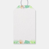 Niedlich Dinosaur Jungle Geburtstagsparty Danke Geschenkanhänger (Rückseite)