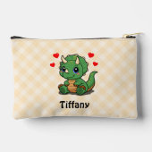 Niedlich Dinosaur Kids Pencil Case - Name hinzufüg Zubehörtasche (Rückseite)