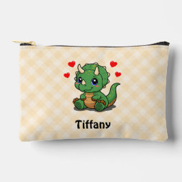 Niedlich Dinosaur Kids Pencil Case - Name hinzufüg Zubehörtasche