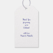 Niedlich Dinosaur Kinderdusche Dino Pink Girl Geschenkanhänger (Rückseite)