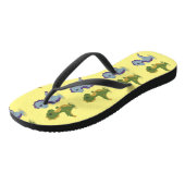 Niedlich Dinosaur Pair Thunder_Cove Badesandalen (Schrägansicht)