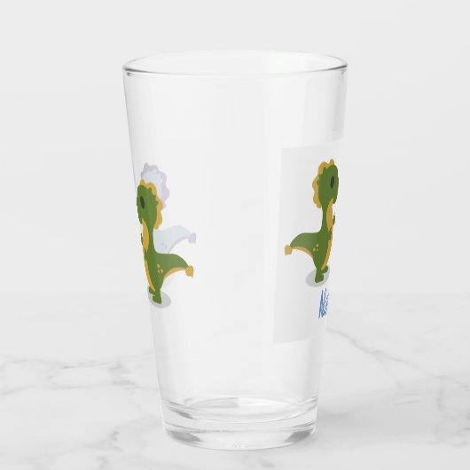 Niedlich Dinosaur Pair Thunder_Cove Glas (Rechts)